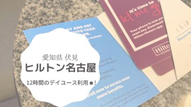 ヒルトン名古屋で優雅なデイユース利用ができる！最大12時間滞在可能！